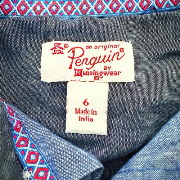 Original Penguin | Classic Boys Button Down (6) - Picture 4 of 5